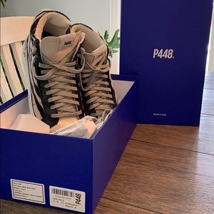 P448 Star Zebra High Top Sneaker